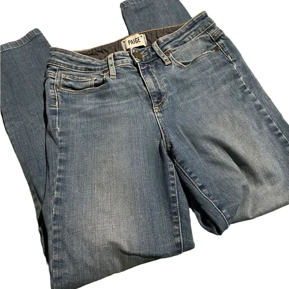 Paige jeans size 26 Hoxton ultra skinny excellent condition denim jeans